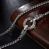 Maza Vajra Mantra de Seis Palabras Cadena de Hueso de Dragón Cierre Universal Collar para Hombres, Accesorio de Collar de Cadena Retro Tendencia Audaz y Único