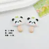 Dibujos Animados Lindo Casual Panda Resina Accesorios DIY Hecho a Mano Crema Gel Pasador Hebilla de Zapato Pegatina de Refrigerador Material para Joyería