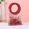 Saco de Presente de PVC com Bolinhas Dia das Crianças Casamento Sacola de Mão para Doces Presente de Aniversário Saco de Presente de PVC Personalização
