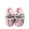 Chinelos de algodão femininos 2026 novo modelo para outono e inverno, chinelos quentes de pelúcia para casa, com toque confortável e solas grossas para mulheres