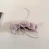Pinza de Plátano con Lazo de Malla Estilo Coreano Suave Versátil para Niñas, Pinza Vertical para Cola de Caballo Alta, Pinza para el Pelo de Medio Recogido en la Parte Posterior de la Cabeza Accesorio para el Cabello