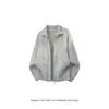 Cardigan de Zíper de Alta Qualidade Retrô Suéter com Gola para Homens Mulheres Outono Inverno Nova Marca Tendência Par Loose Tricô Casual