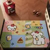 Felpudo de entrada, alfombrilla de pie para interior de fácil cuidado, bucle, resistente a las manchas, no lavable, antideslizante, alfombra para recibidor para uso doméstico
