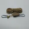Corda de içamento, esticador de corda, corda elástica de barraca, polia metálica de camping, corda de barraca, corda à prova de vento para extensão de toldo