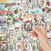 67 Adesivos de Grafite de Animais Fofos em Desenho Animado para Capa de Celular, Caderno, DIY, Adesivos Decorativos, Conjunto Transfronteiriço, Atacado