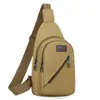 Riñonera de lona transfronteriza nueva para hombre, bolsa de pecho para hombre, mochila de moda para hombre, bolso de hombro, bolsa cruzada deportiva multifuncional