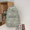 Mochila Escolar Estilo Japonés, Estilo Universitario, Estampado Temático del Bosque, Lindo Diseño de Oso, Alto Valor Estético, Mochila con Múltiples Compartimentos para Estudiantes de Secundaria y Preparatoria