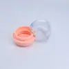 Caja de Polvo Suelto Forma de Huevo 10ml Gran Capacidad Bálsamo Labial Botella de Crema para Ojos Transparente Botella de Tinte para Cejas Cosméticos Botella Vacía