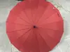 Paraguas Recto Largo Automático a Prueba de Viento Arcoíris de 16 Varillas al por Mayor para Hombre Paraguas de Lluvia Impresión Personalizada LOGO Publicidad