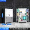 Gabinete de limpieza de una y dos puertas de acero inoxidable 304, gabinete de herramientas escolar, gabinete de almacenamiento, gabinete de limpieza de almacenamiento exterior para mopa de balcón