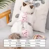 Coleiras Personalizadas para Gatos para Vendas Transfronteiriças, Coleiras Anti-Fuga para Animais de Estimação, Coleiras para Bichon Frisé, Guias para Gatos ao Ar Livre, Guias para Passeio de Cachorros