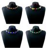 Conjunto de joyería de lujo con forma de gota de agua transfronteriza europea y americana, pendientes de perlas de estilo palaciego retro exagerados, collar de circón al por mayor