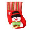 Calcetines navideños Calcetines navideños colgante de bolsa de regalo bolsa de dulces para niños calcetines de dibujos animados de tamaño pequeño decoraciones de bolsa de regalo
