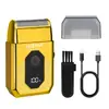Hiena Transfronterizo Nuevo Afeitadora Eléctrica Blanqueadora Cabezal de Aceite Artefacto para Calvos Pantalla Digital Cuchillo para Barba Cortapelos Eléctrico Cabezal de Afeitado