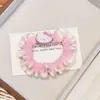 Gatito de Dibujos Animados Fresa Lazo Pequeño Versátil para Recogido de Niña Coleta Simple Elegante Accesorio para el Cabello