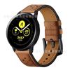 Para Samsung Samsung Galaxy Watch Active1/2 Pulseira de relógio de couro de vaca de primeira camada