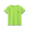 Camiseta de Verano para Niños 2026 Modelo Nuevo para Niños, Manga Corta de Secado Rápido, Transpirable de Malla, Corte Holgado, Camiseta Deportiva para Niños Pequeños