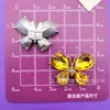 Laço Borboleta Flor Pérola Galvanizada Urso em Formato de Coração Acessórios Plásticos DIY Capa de Celular Grampo de Cabelo Sapato de Madeira Acessórios