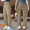 Pantalones Casuales de Tencel de Gama Alta para Hombre Rectos Holgados de Verano Finos 2025 Dape Transpirables Pantalones Nuevos de Verano para Hombre