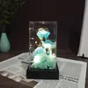 Flor Eterna Luz de Cristal Flor Seca Jabón Ramo de Rosas Regalo Día de la Madre San Valentín Cumpleaños Decoración Creativa Adornos