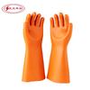 Guantes aislantes de goma de grado 00 de marca de seguridad para electricistas, 2,5 kV, trabajo en tensión, 500 V, cómodos, elásticos y suaves de goma.