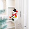 Navidad adornos navideños adornos para árbol de Navidad Papá Noel muñeco de nieve calcetines colgante de hierro venta al por mayor transfronteriza