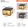 Pilar de Portão de Villa Luz Solar para Jardim Externa, Pátio Rural Novo Estilo Chinês Quadrado Impermeável para Pilar de Cerca
