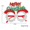 Gafas de Bayas Navideñas 2027 Suministros de Decoración para Fiesta Navideña Gafas con Bigote Grande de Dibujos Animados Navideños para Niños
