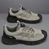 Zapatos de Trabajo de Malla Transpirable de Verano para Hombres para Sitios de Construcción, Antideslizantes, Resistentes al Desgaste, Antipinchazos, Zapatos de Protección Laboral, Zapatos Deportivos de Exterior para Senderismo para Hombres