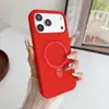 Capa de Celular Iphone17 Nova Magnética Tudo Incluído Anti-Queda Couro Liso Capa Protetora 15 Fosca Apple Capa Macia Suporte