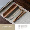 Set de Tres Piezas de Bambú para Té Bambusa Bambusa Pinza para Té Aguja de Té Estante para Apreciación del Té Accesorios para Juego de Té Conjunto de Seis Caballeros para Ceremonia del Té