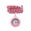 Reloj de Enfermera Transfronterizo, Reloj de Bolsillo para Doctor, Reloj de Silicona Colgante de Dibujos Animados, Hebilla Retráctil de Fácil Extracción, Reloj de Trabajo Médico, Moderno y de Moda