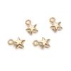 Colgante de plástico CCB con forma de estrella de cinco puntas, hecho a mano, pulsera de cuentas, cadena para teléfono móvil, accesorios de joyería con cuentas dispersas.