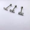 Letra SEX viento punk acero titanio 316L piercing lengua cuerpo humano accesorios Yiwu joyería transfronteriza explosiones