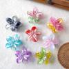 Europa y Estados Unidos clip de pelo de flor de huevo de colores transfronterizo clip de flor clip de tiburón de dama elegante accesorios para el cabello de vacaciones en la playa tocado