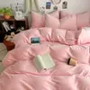 Conjunto de Quatro Peças em Lã de Leite de Peso Elevado Estilo Ins Conjunto Patchwork Bicolor Conjunto Quente Espesso de Outono e Inverno