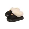 Comércio Exterior Transfronteiriço Atacado Pelúcia Casa Sapatos de Algodão Baotou Sola Grossa Pantufas de Algodão Cobertura Total Outono e Inverno Botas Antiderrapantes Femininas