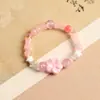 Pulseira de Melhor Amiga Mais Vendida, Estilo Doce, Rosa, Luxo Leve, Presente Atacado, Estilo Quente com Ótimo Custo-Benefício, Barraca de Feira Noturna com Tema de Fada