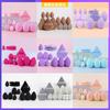 Conjunto de 12 peças de combinação de Beauty Egg transfronteiriço Mini esponja de pó de polegar Esponja de pó flocada Almofada de ar Ovo de maquiagem