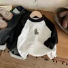 Camiseta Térmica Base para Niños 2026 Colección de Invierno para Bebés y Niños, Manga Larga Raglán Dibujos Animados Top para Bebé, Camiseta Cálida
