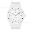 Adequado para AP Royal Oak, colaboração Swatch x AP e pulseiras de relógio RP em cores vibrantes feitas de silicone integrado