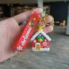 Llavero de Reno de Papá Noel Transfronterizo Colgante para Bolso Llavero de Muñeco de Nieve de Dibujos Animados Regalo Navideño Venta al por Mayor