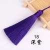 Marcador de Página Pingente de Borla Curta e Grossa de 8cm Nó Chinês Pequeno Sachê de Borla Ornamento Pendurado em Dourado, Vermelho e Multicolor