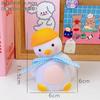 Lámpara de noche LED con forma de patito para dormitorio de niña, adorno para dormitorio, regalo creativo
