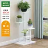 Estantería de Hierro para Flores de Sala de Estar Estantería de Flores Escalonada para Balcón Estantería para Macetas de Flores Verdes Suculentas Estantería de Almacenamiento de Piso Multicapa para Interiores
