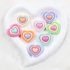 Macaron amor resina accesorios diy gel de crema accesorios para el cabello cuerda para el pelo funda de teléfono móvil agujero zapatos material parche al por mayor