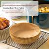Bloco de Papel Especial para Air Fryer Pad de Papel Absorvente de Óleo de Grau Alimentício Papel para Assar Bandeja de Silicone com Papel Óleo para Assar Doméstico