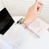 Adecuado para Correa de Reloj Huawei Gt7 Señal de Latido Gt5Watch6 Cuero de Aspecto Elegante Lujo Ligero Correa de Muñeca para Mujer