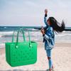 Bolsa de Praia Popular de Eva Bolsa Tote de Borracha Bolsa Impermeável com Furos Cesta de Praia Bolsa de Praia de Eva com Furos