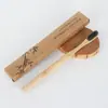 Hotel Alojamiento Familiar Bambú Alta Calidad Cerdas Suaves Cepillo de Dientes No Desechable Tubo de Bambú Regalo Viaje Grabado en Madera Logo
